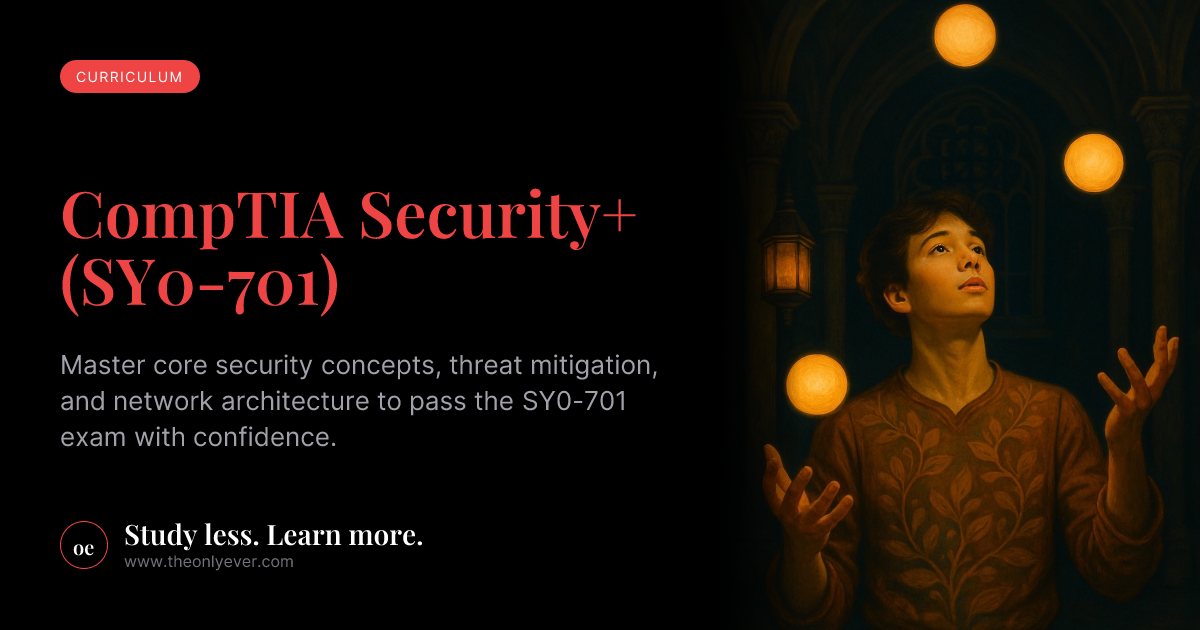 CompTIA Security+ (SY0-701) Syllabus & Exam Outline 2026 | Only Ever